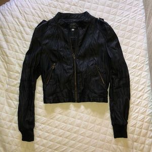 TCEC faux leather jacket